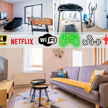 Duplex Lafargue Game Room Baby Foot Salle De Sport Jeux De Societe 里摩日 外观 照片
