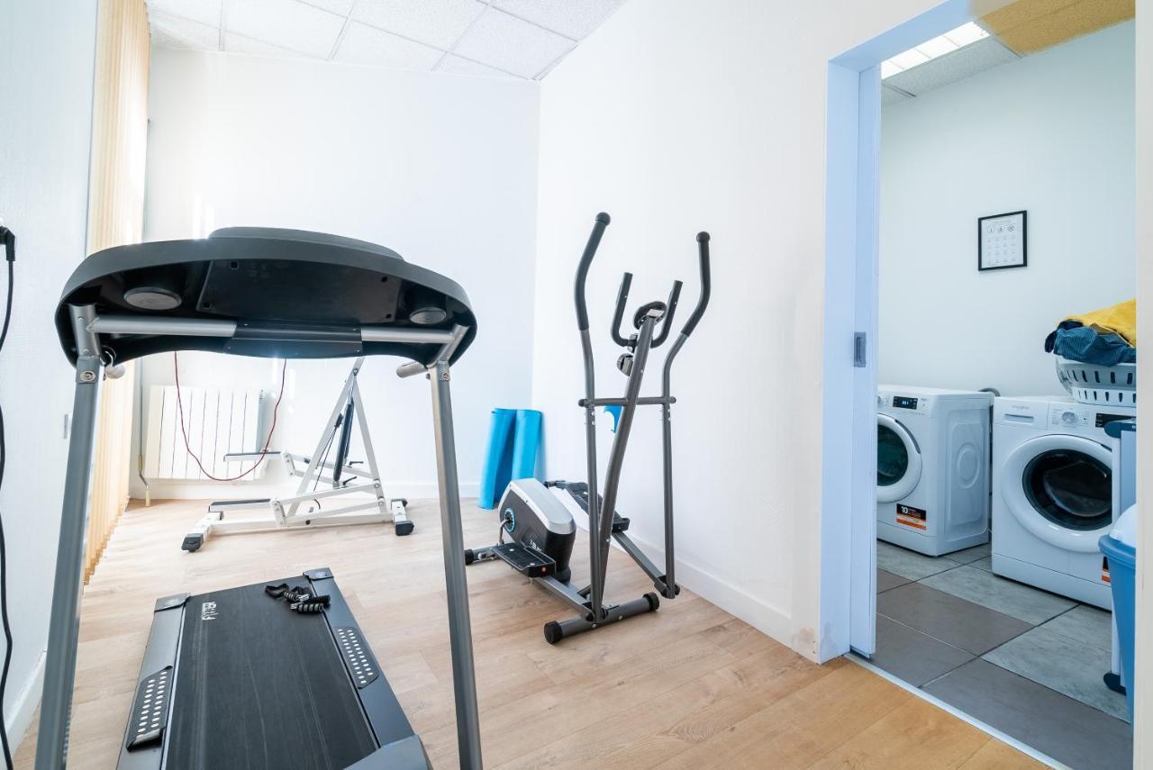 Duplex Lafargue Game Room Baby Foot Salle De Sport Jeux De Societe 里摩日 外观 照片